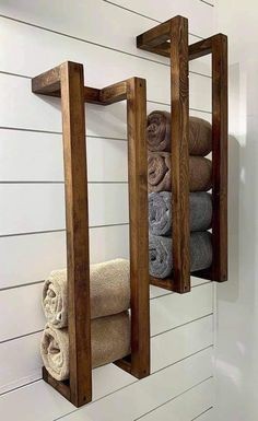 ​Идеи создания деревянных держателей для туалетной бумаги
