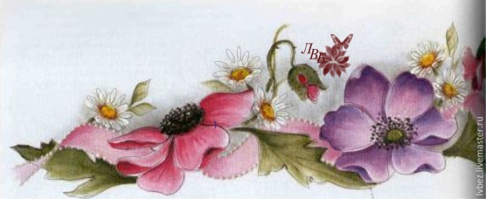 Роспись по трикотажу в трафаретной технике