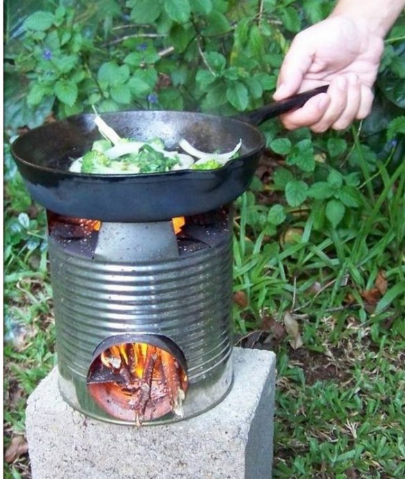 Мини-жаровня для посиделок на даче