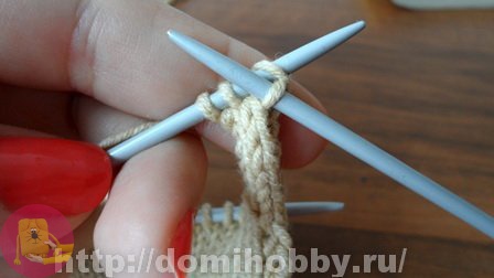 ​Закрытие петель с оформлением края шнуром