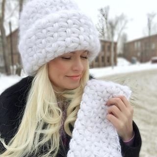 Звёздный узор крючком