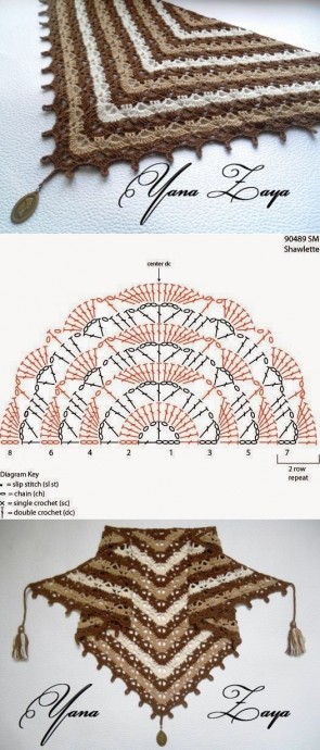 ​Схемы вязания бактусов крючком