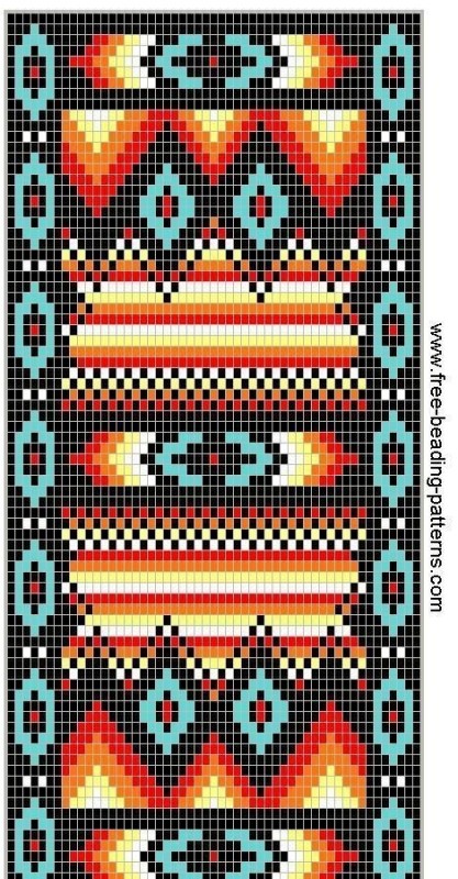 Этнические мотивы в плетении бисером