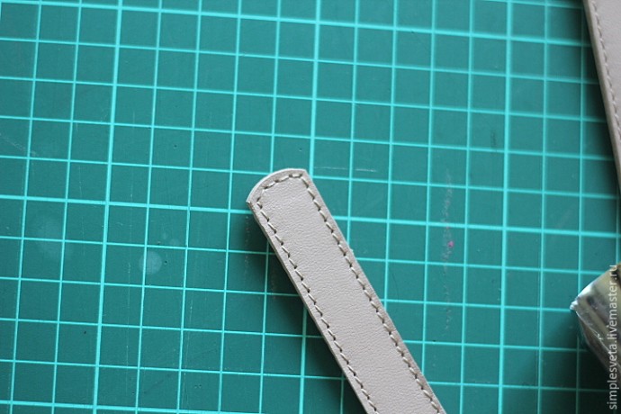 Делаем кожаный ремешок для сумочки