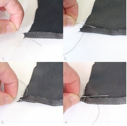 ​3 способа обработки края на тонкой ткани