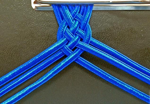 Плетение из шнуров: пояс