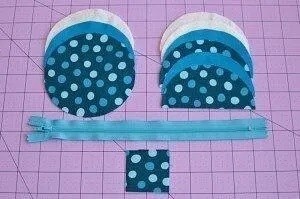 Круглый кошелечек для мелочи или футляр для наушников: мастер-класс