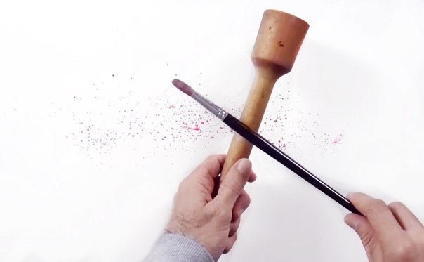 Техника рисования набрызгом