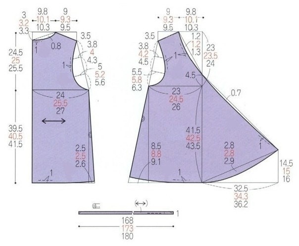 Выкройка модного жилета