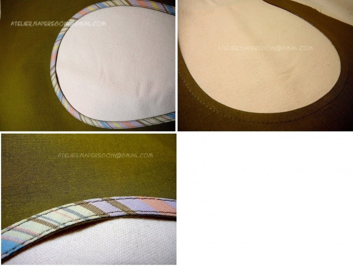 Обработка криволинейных срезов косой бейкой