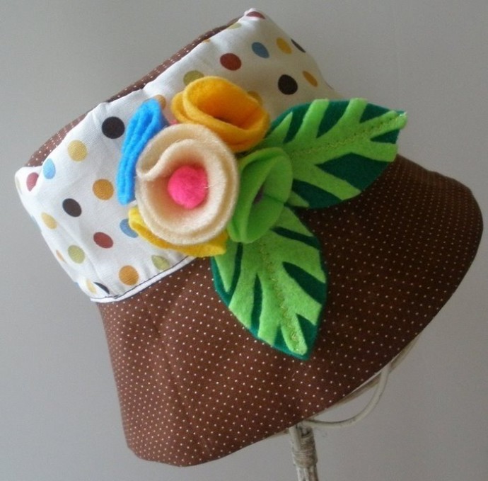 Летние шляпки для пляжа: выкройки