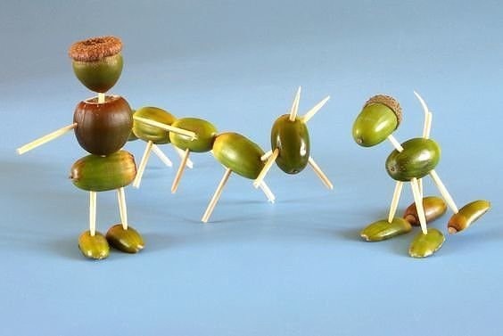 ​Разукрашиваем жёлуди