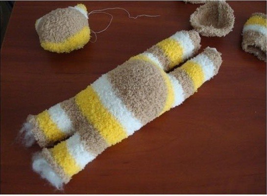 Делаем котиков из носков