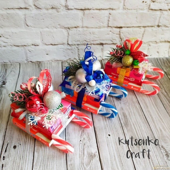 Сладкие сани для друзей