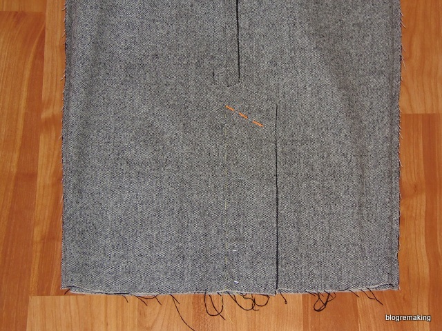 Технология обработки шлицы в изделиях с подкладкой