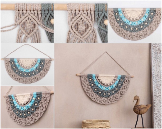 Панно в технике "Макраме" Панно в технике "Макраме"