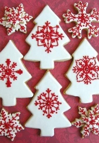 Новогодние печеньки