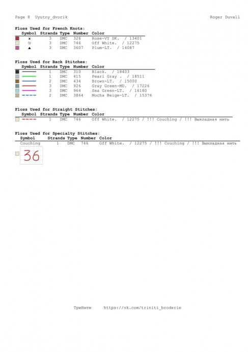 ​Вышиваем уютный домик