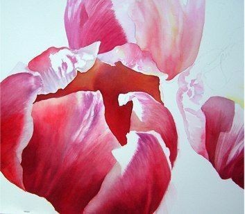 ​Рисуем красивые тюльпаны