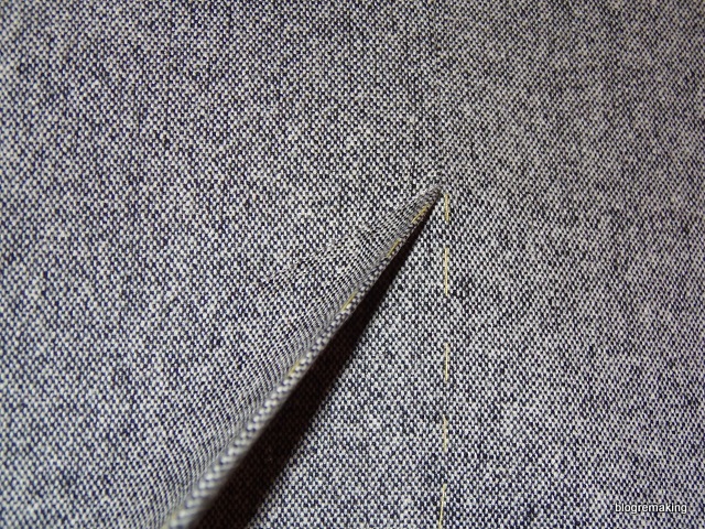 Технология обработки шлицы в изделиях с подкладкой