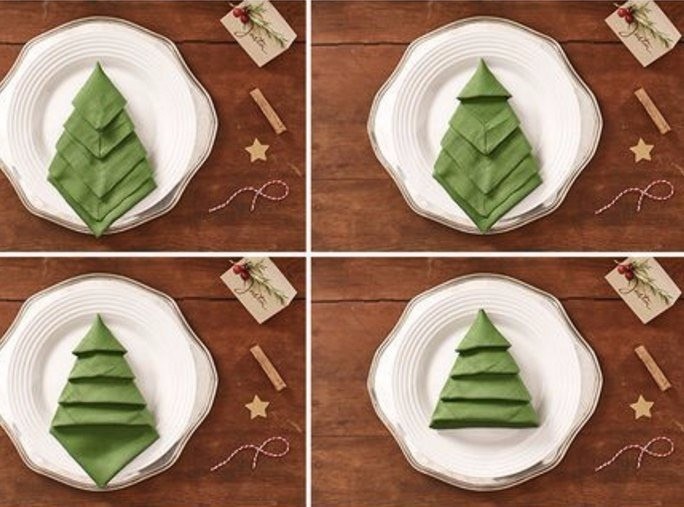 Как красиво сложить салфетку