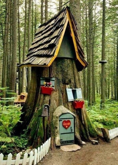 Садовые декоративные домики