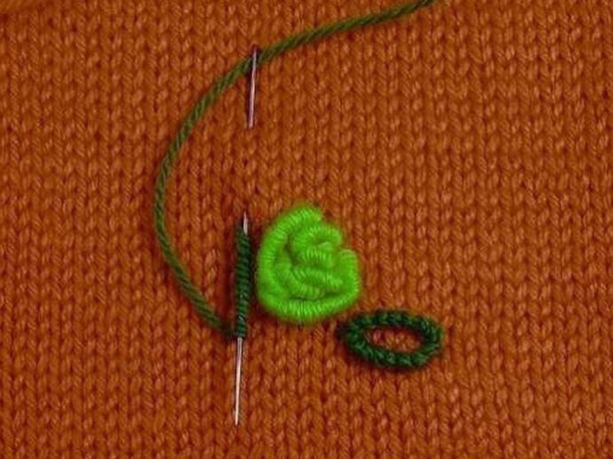 Вышиваем на связанных своими руками вещах Вышиваем на связанных своими руками вещах