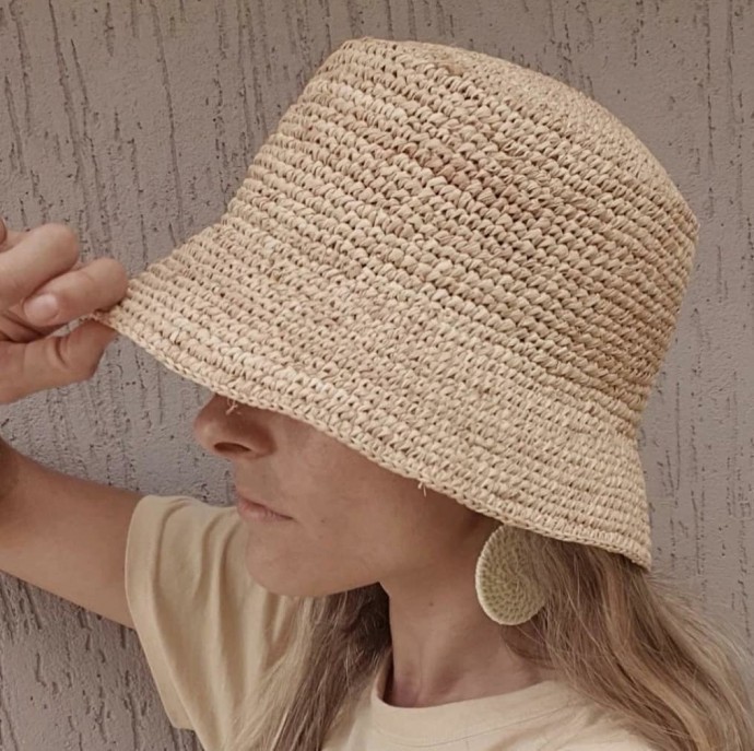 Вязаная панамка