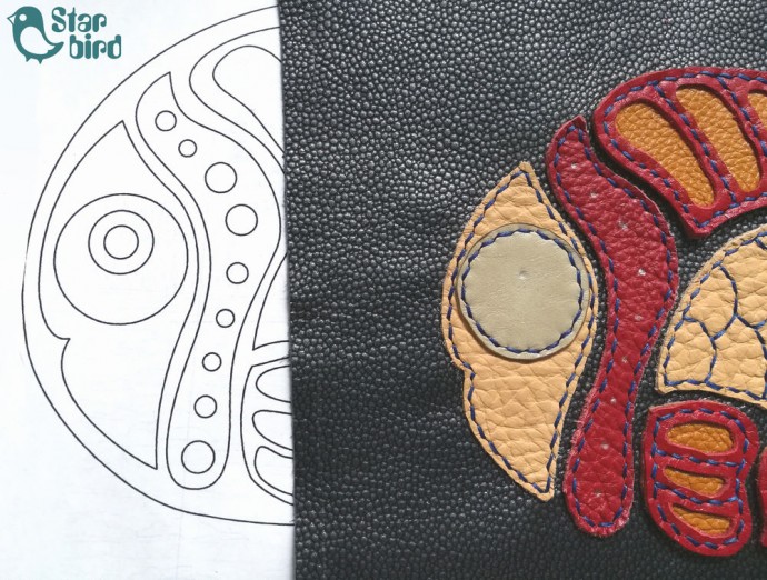 Аппликация в виде рыбки