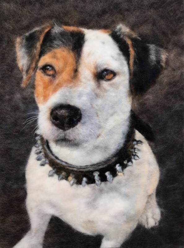 Животные в технике шерстяной акварели