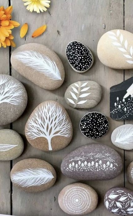 ​Идеи росписи камней