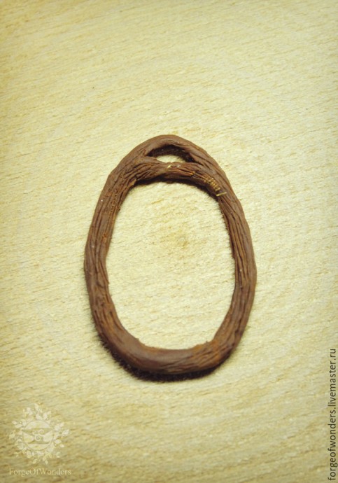 Кулон с грибами из полимерной глины Кулон с грибами из полимерной глины