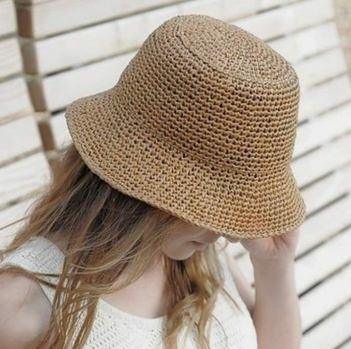 Вязаная панамка