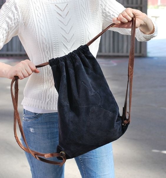 Простые в пошиве рюкзачки-мешочки