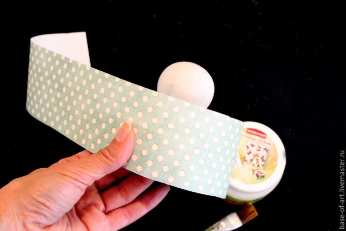 Декорируем баночку с нежными полосками Декорируем баночку с нежными полосками