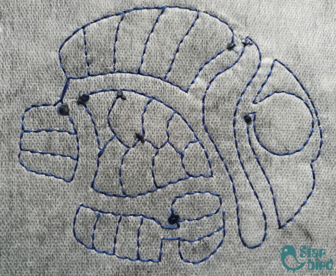 Аппликация в виде рыбки