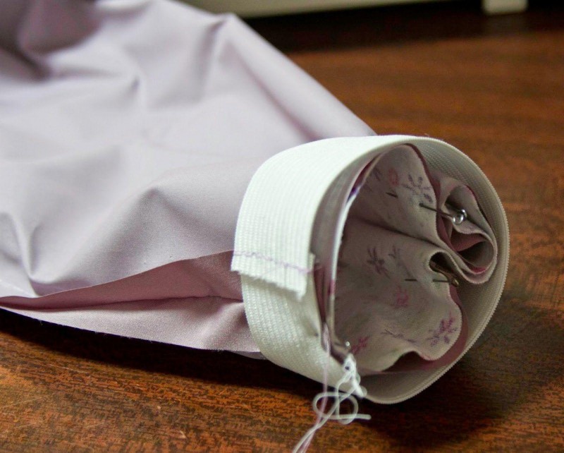 Обработка низа рукава куртки