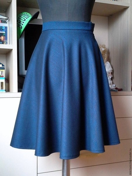 ​Шьем юбку-полусолнце: мастер-класс