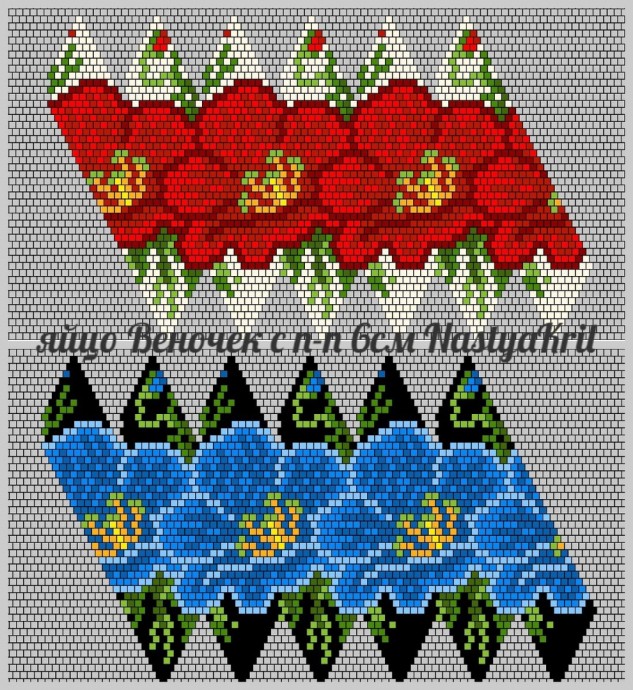 ​Красивые схемы для бисероплетения