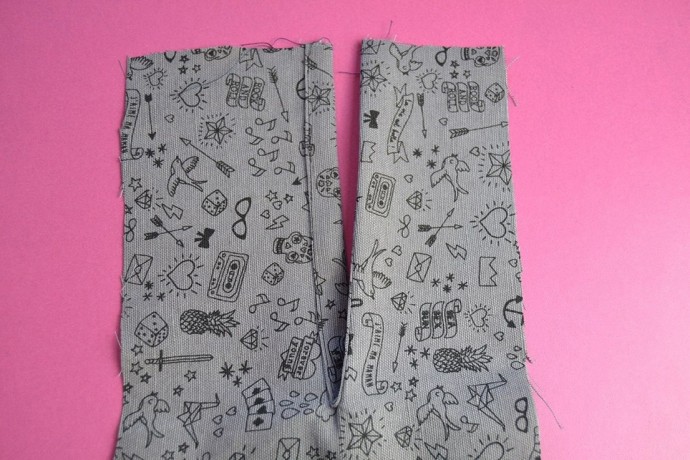 Обработка разреза на рукаве Обработка разреза на рукаве