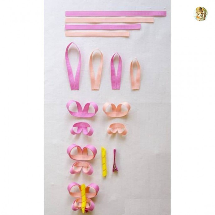 Мастерим бантики для принцесс