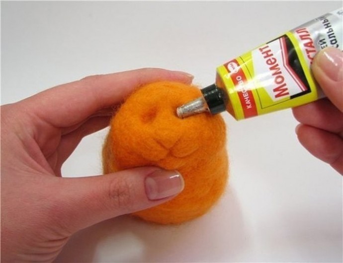 ​Оранжевое чудо из шерсти: мастер-класс