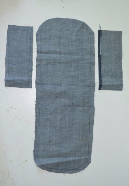 Рюкзак на лето из старых джинсов