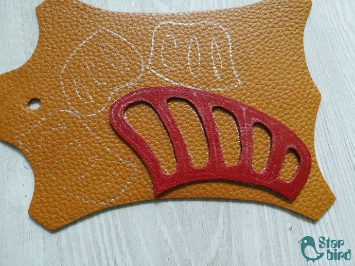 Аппликация в виде рыбки