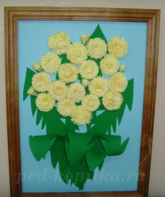 Одуванчики: мастер-класс