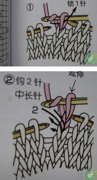 Вязание шишечки крючком и на спицах одновременно
