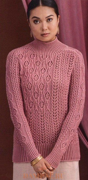 ​Ажурный пуловер