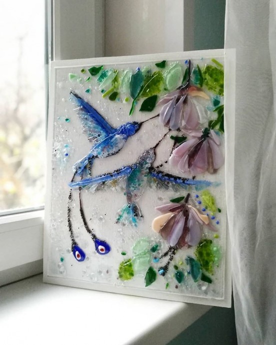 Изысканные работы из стекла: идеи для творчества