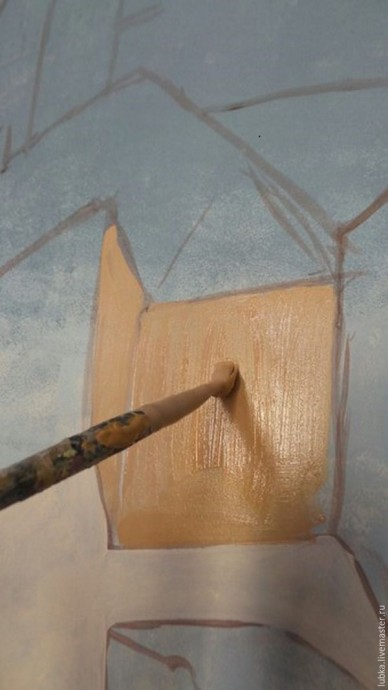 ​Как декорировать холодильник: роспись "Двойная суть"