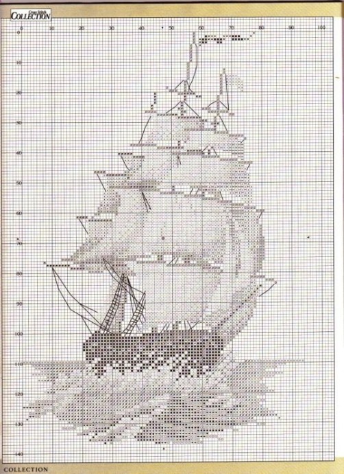 ​Морская тема в вышивке крестом